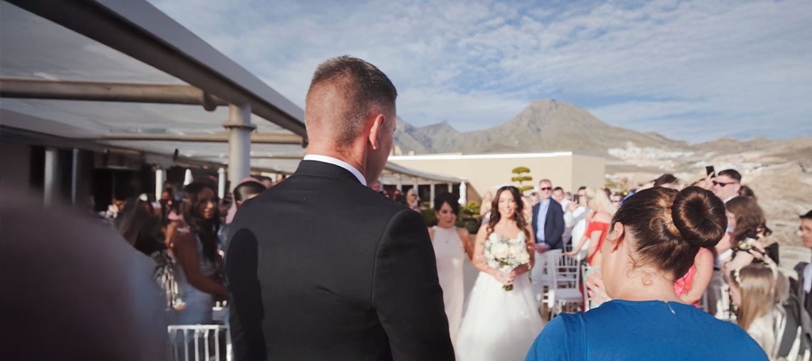 una vista aérea de una playa y el océano