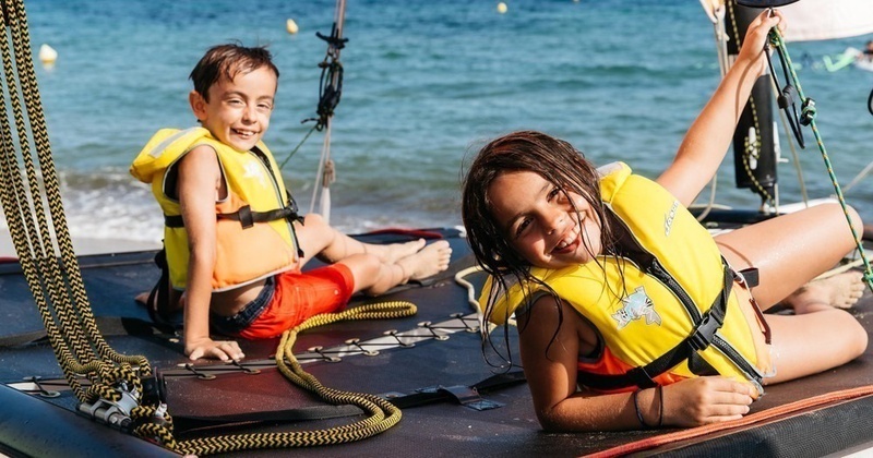 Beaches of fine golden sand and sea and beach sports