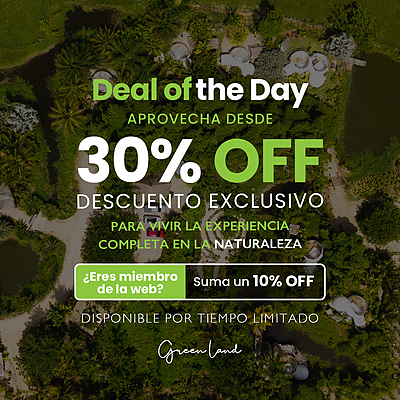 Oferta del día: 30% OFF enGreenland Bubble Glamping, descuento exclusivo para vivir la naturaleza.