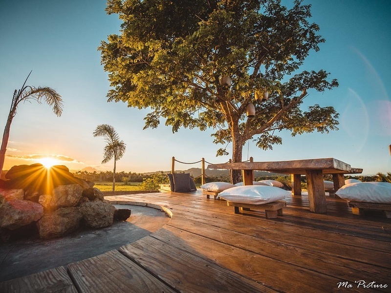 a picture of a wooden deck taken by ma picture