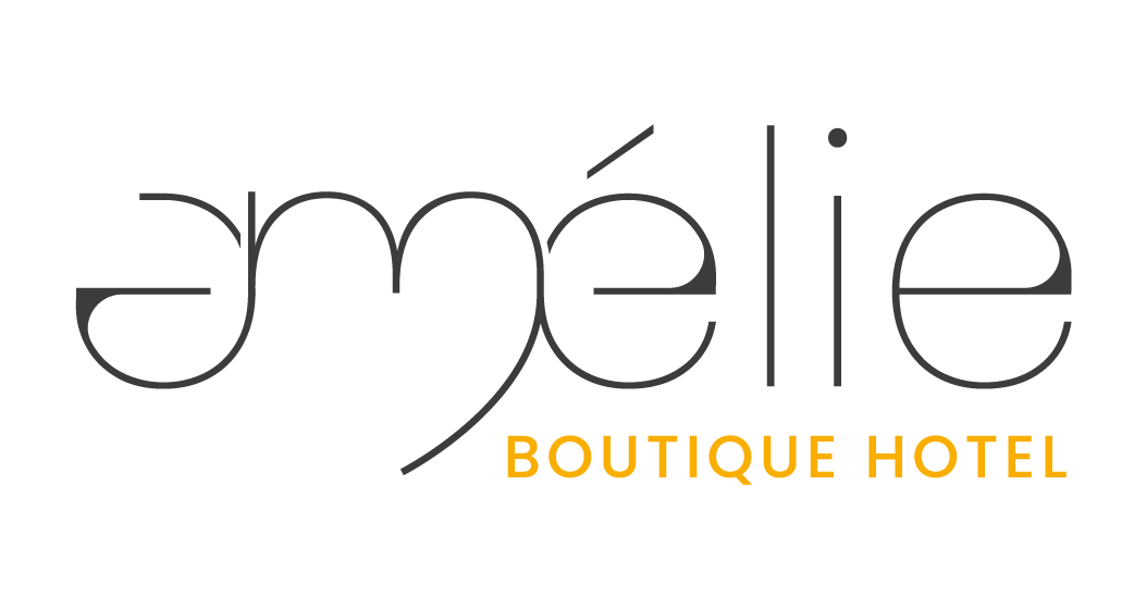 el logotipo de amelie por habitus está en un fondo blanco