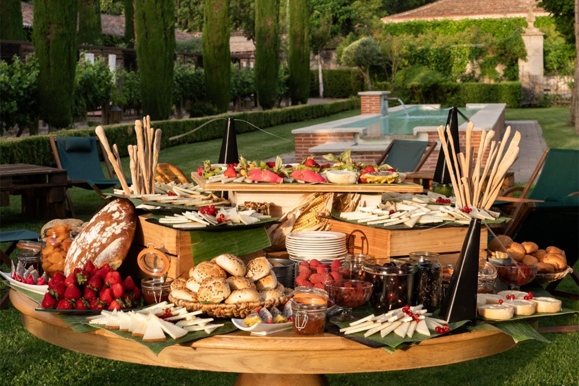 Banquete de evento realizado en Hacienda Zorita Wine Hotel