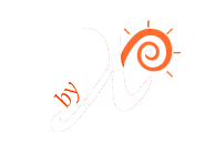 Un logotipo sobre fondo negro que presenta el texto blanco 