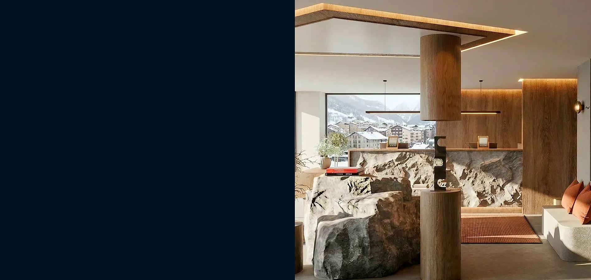 a bedroom with a painting on the wall above the bed