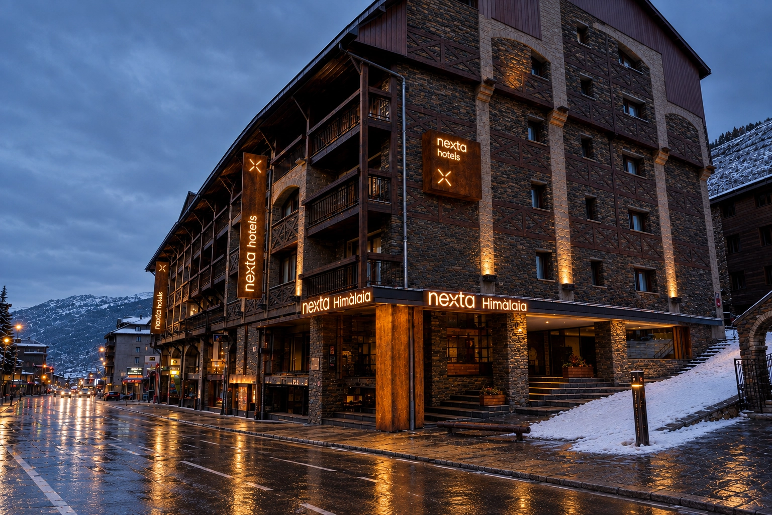 Habitación doble en Hotel Nexta Himàlaia Soldeu 4* en Andorra