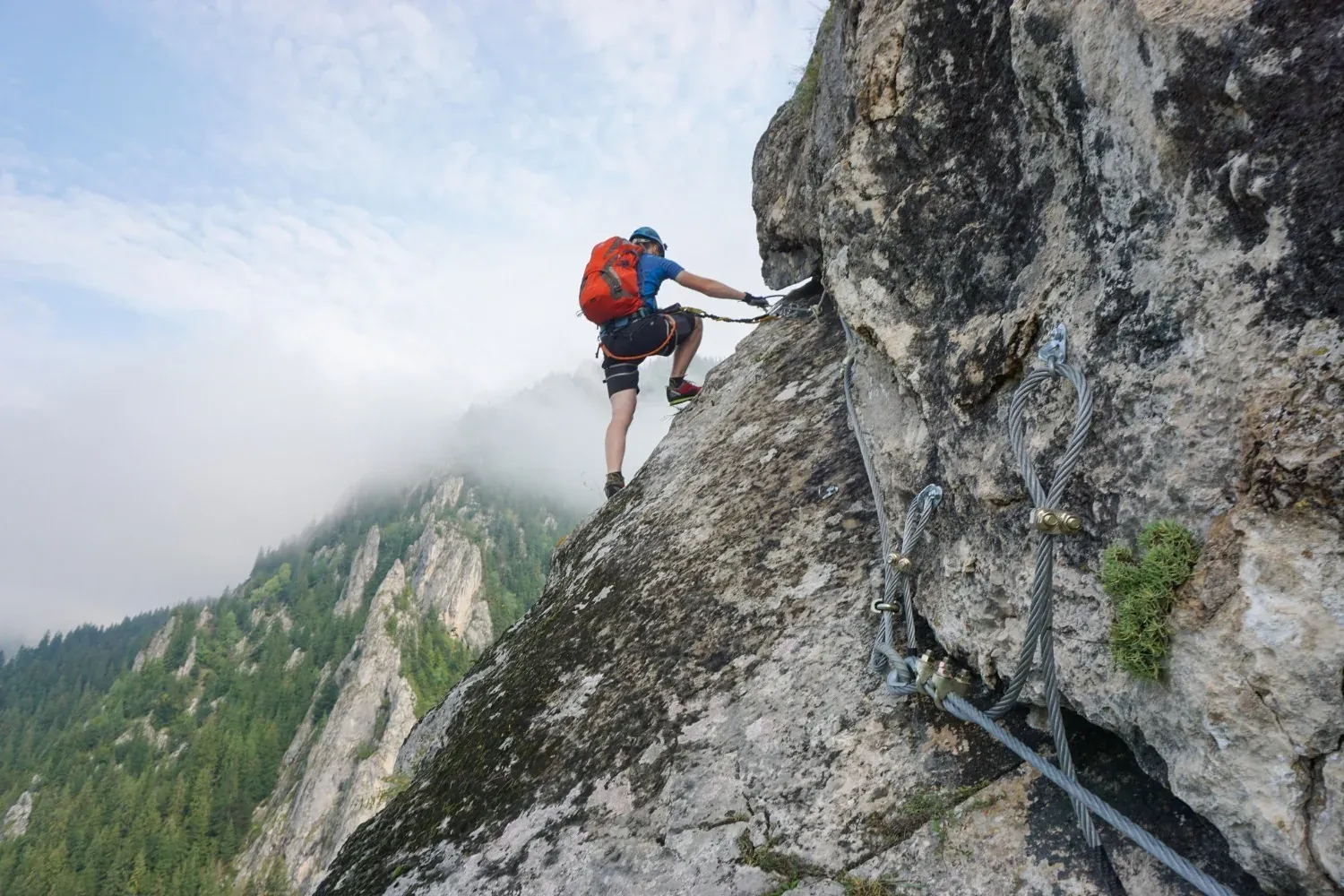 Mountain adventure: Via Ferrata. NEXTA: Corporate, spectacular views.