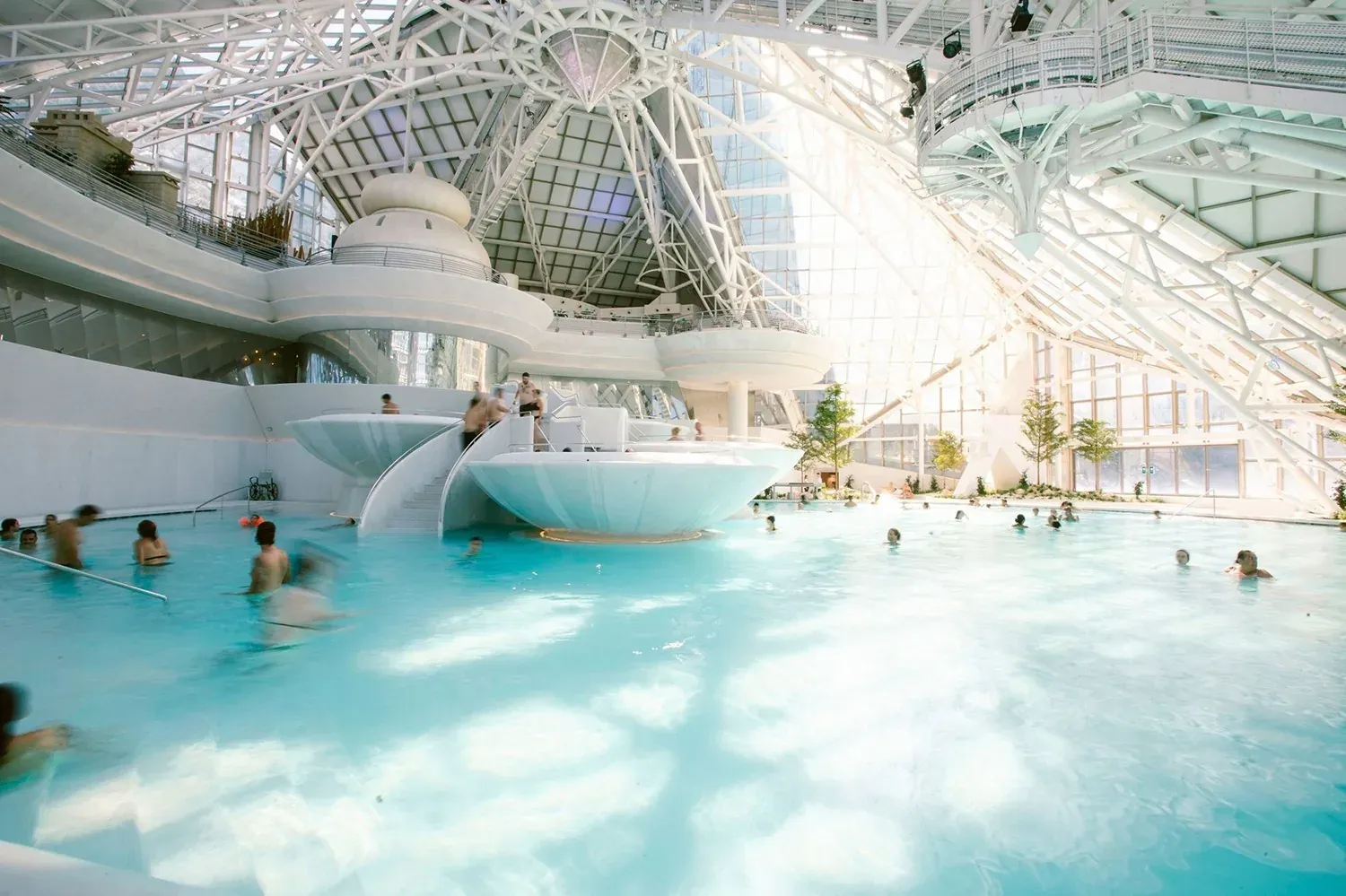 NEXTA: Corporativa indoor pool. Experience a serene and luxurious escape.