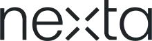 a black background with the word nexta on it