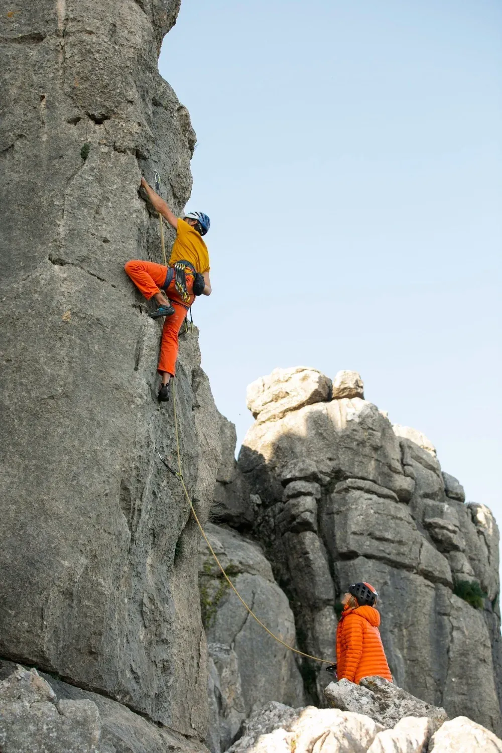 Rock climbers, ideal for NEXTA: Corporativa events.