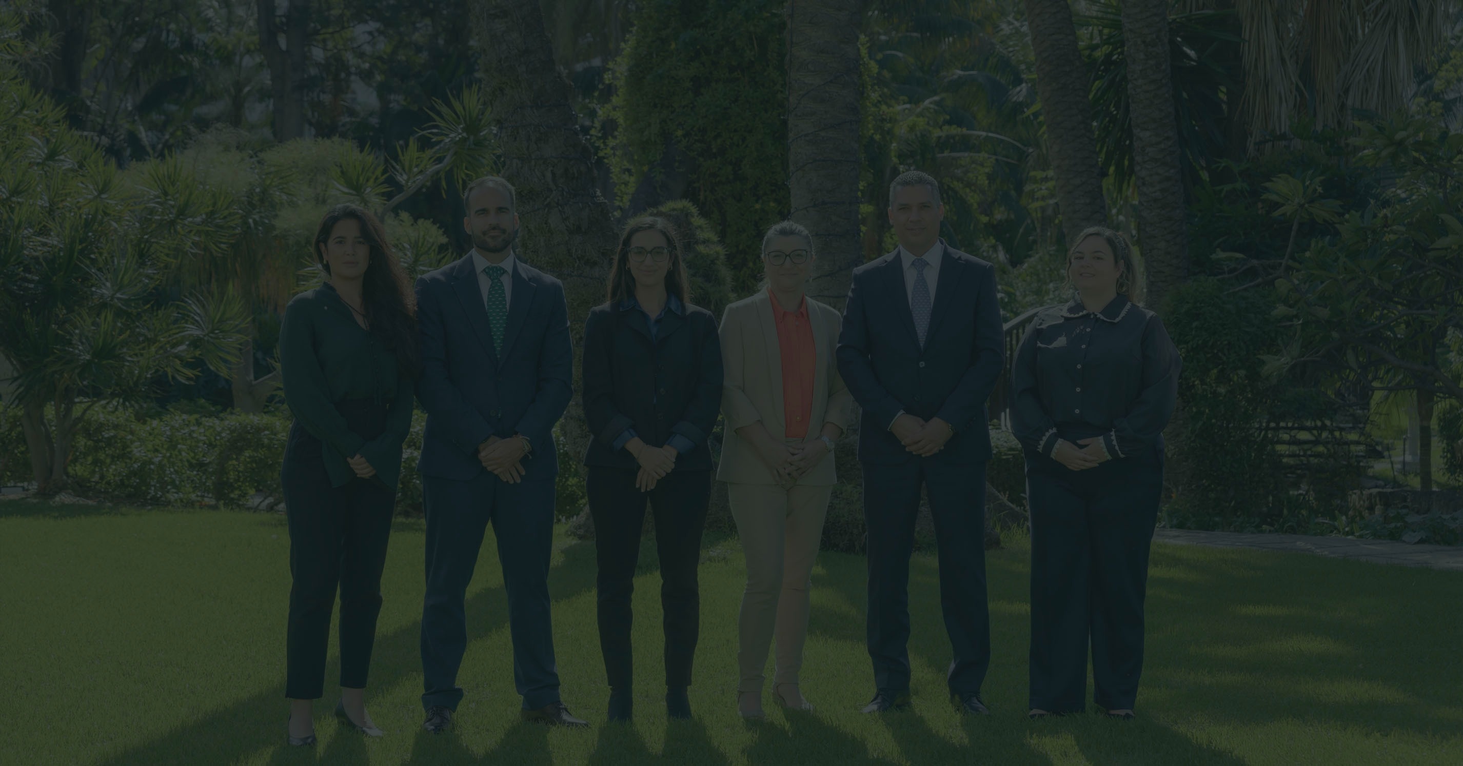 looking up at a row of tall buildings with a gray sky in the background