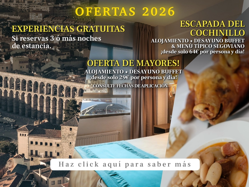 Oferta de hotel 'Hotel Corregidor': escapada cochinillo y experiencias gratis.