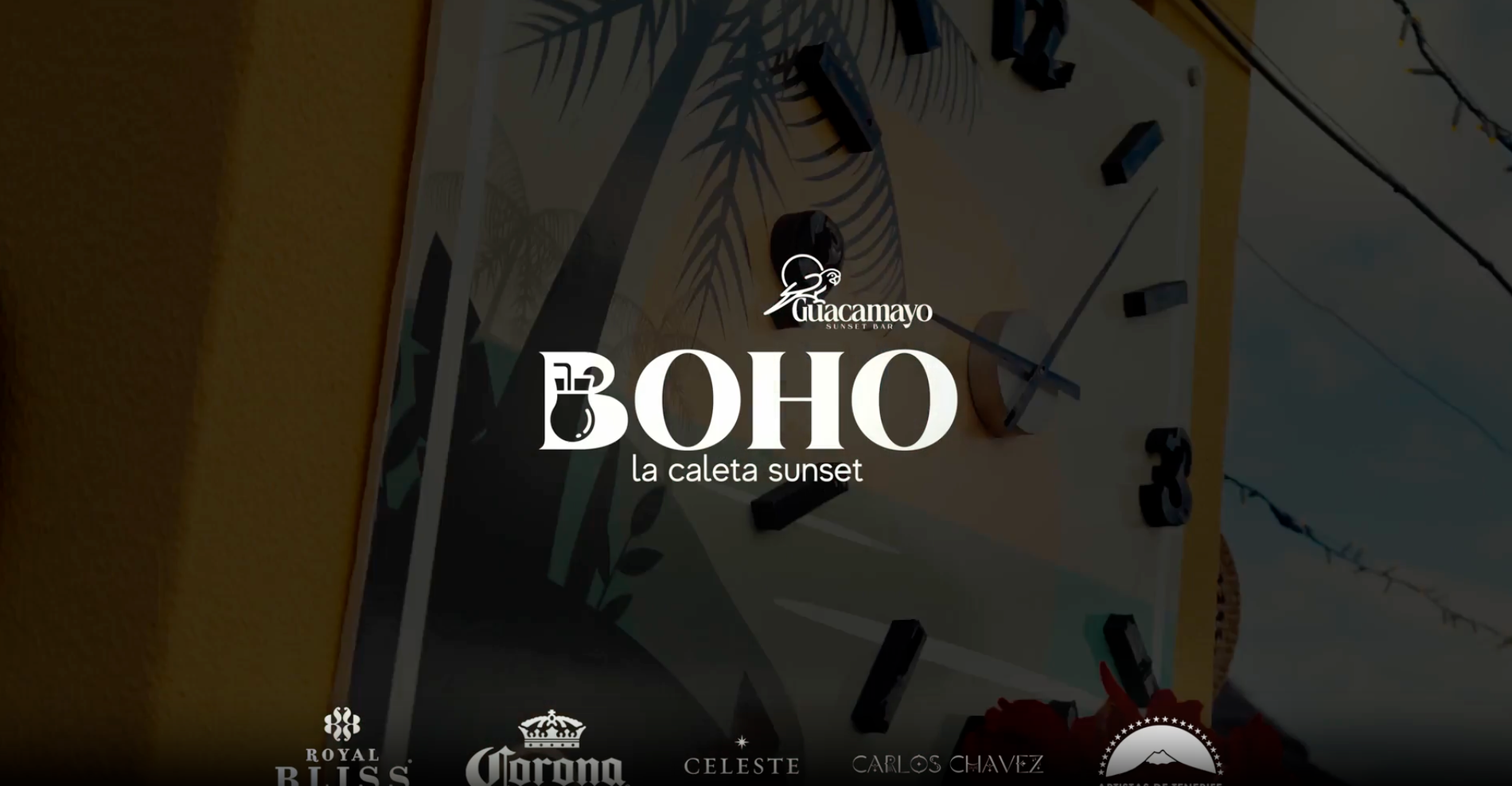 ein Logo für das boho la caleta sunset