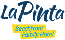 un logotipo azul y blanco para hoteles hovimia