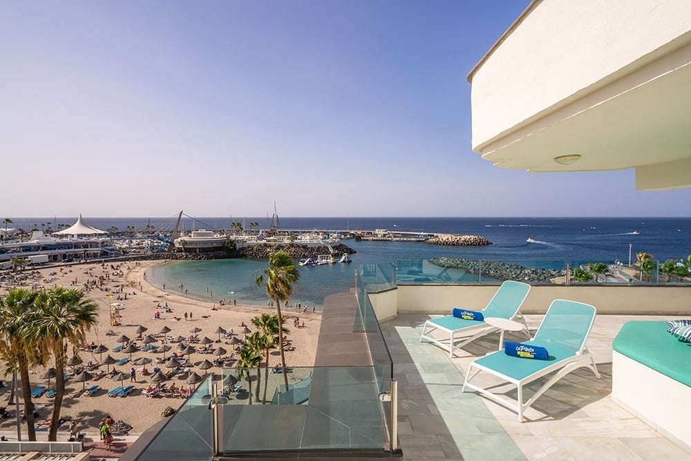 Terraza de Hovima: La Pinta, vistas al mar y playa