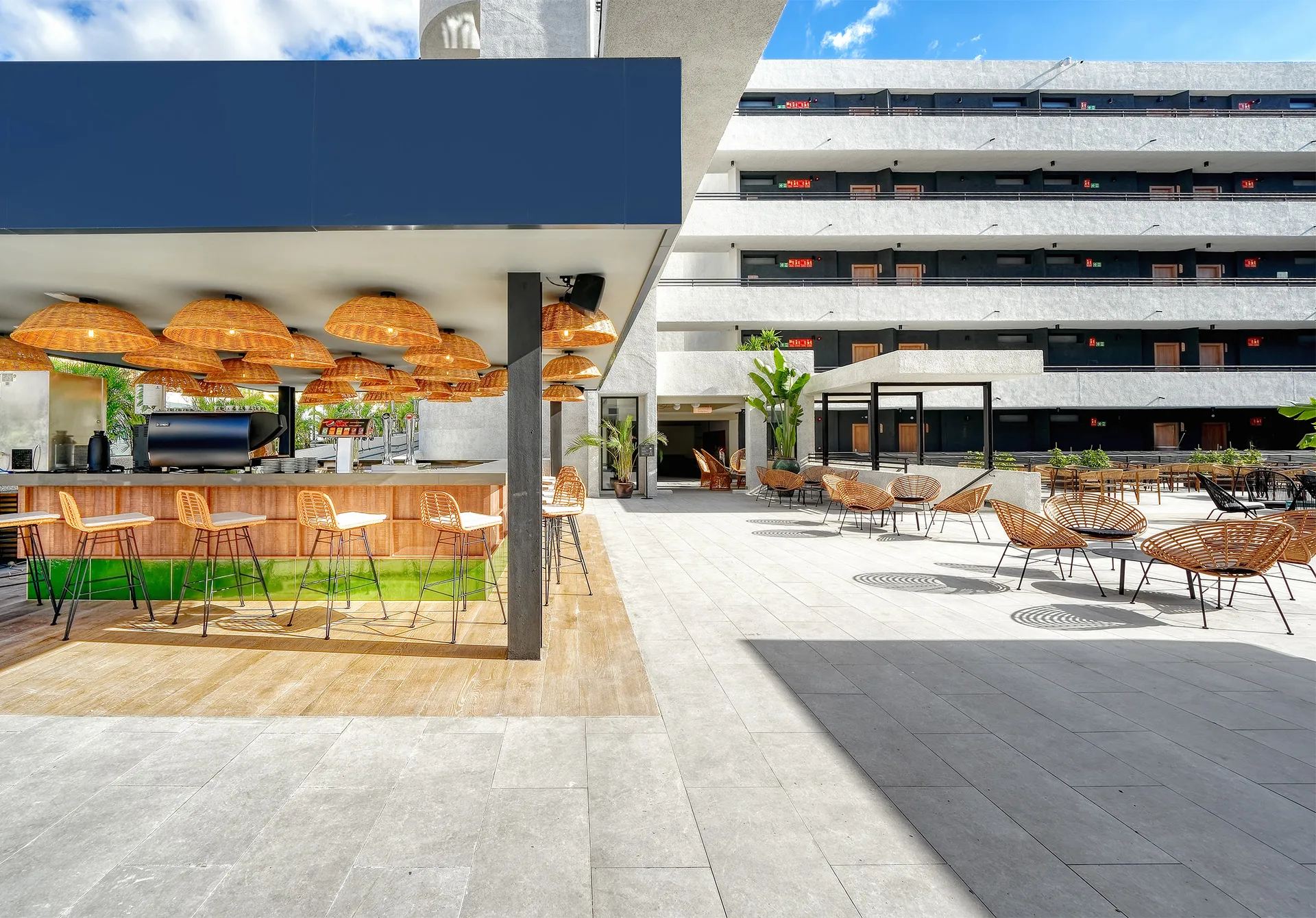 Enjoy Starbucks coffee at Hovima: Suites Costa Adeje.
