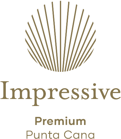 Logo de Impressive Impressive Resorts & Spas: un abanico dorado sobre "Impressive Resorts & Spas".