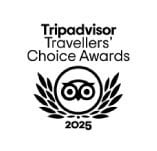 el logotipo de los premios de elección de viajeros de tripadvisor .