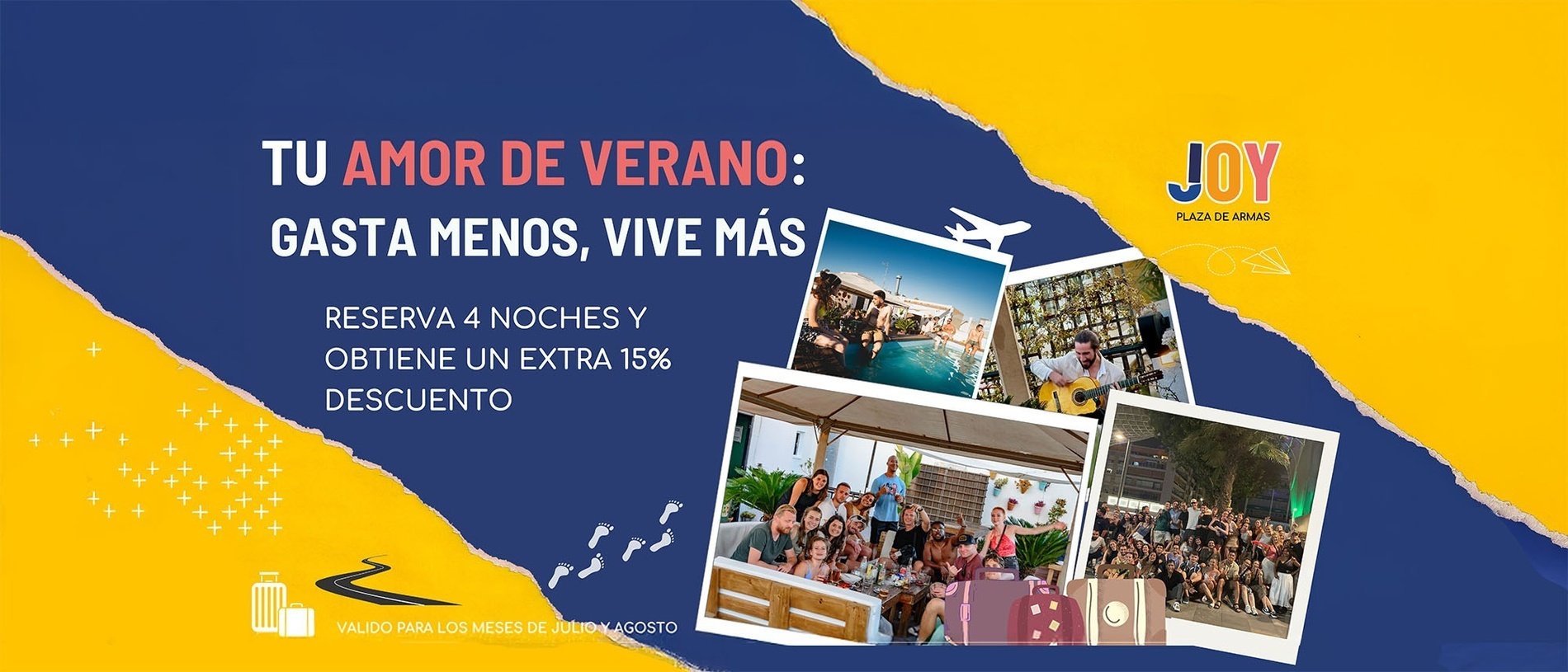 un cartel que dice hostel summer fling