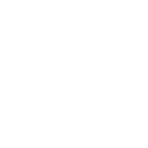 un icono blanco de un reloj con una flecha alrededor de él