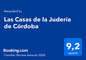 Las Casas de la Judería Córdoba: Premio Booking.com 9,3