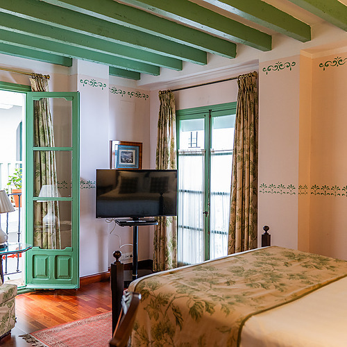Chambre de luxe avec balcon et vue sur jardin Juderia: Sevilla
