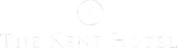 a black and white logo for the kent hotel