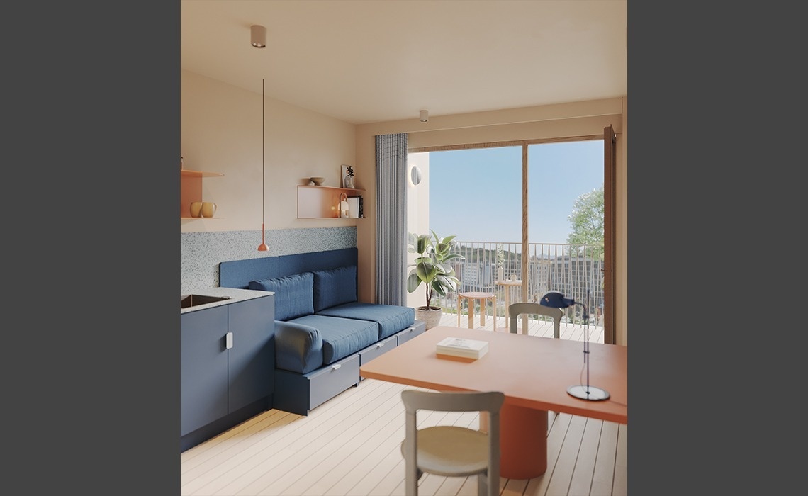 2 Bedroom Apartment with Balcony