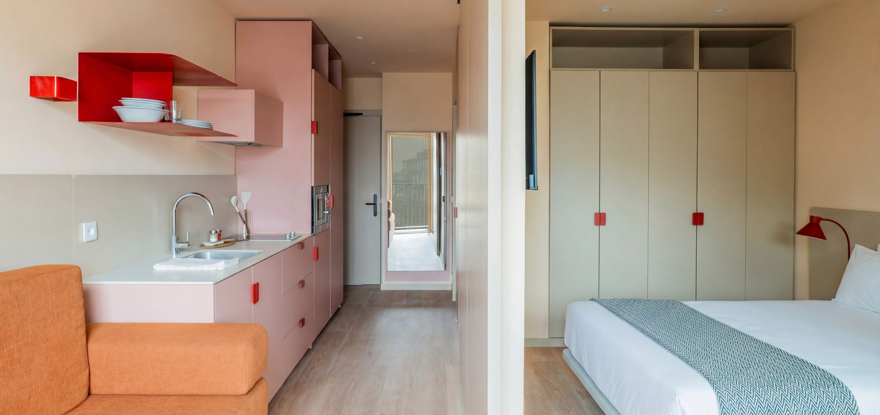 Apartamento de 1 Dormitorio Queen con Balcón