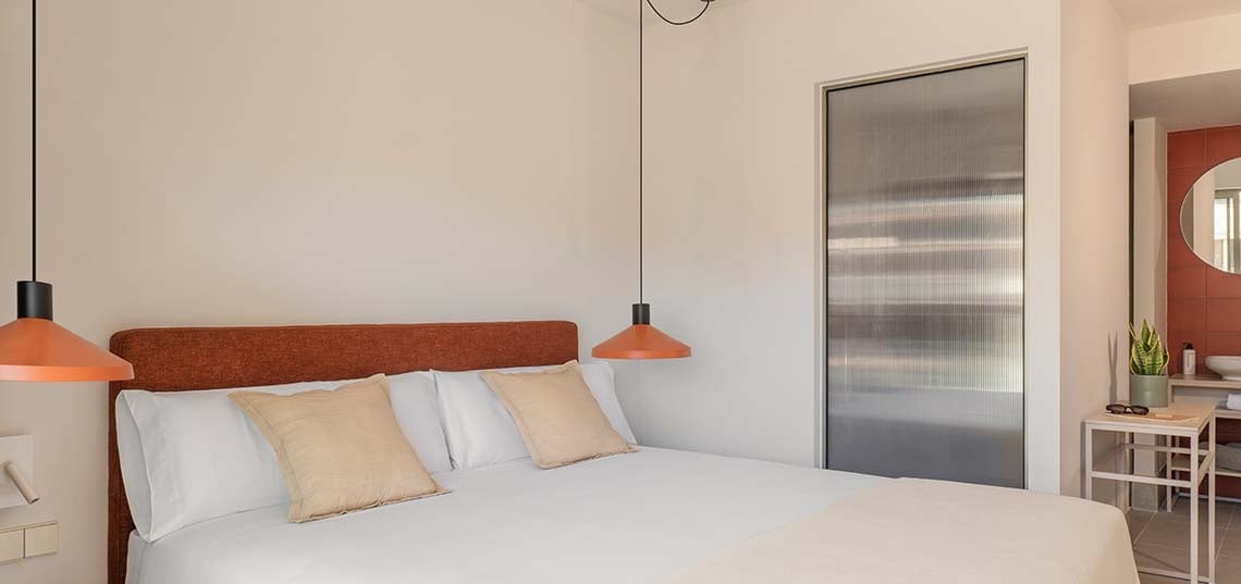 1-Zimmer-Apartment mit Blick auf den Pool oder den Garten