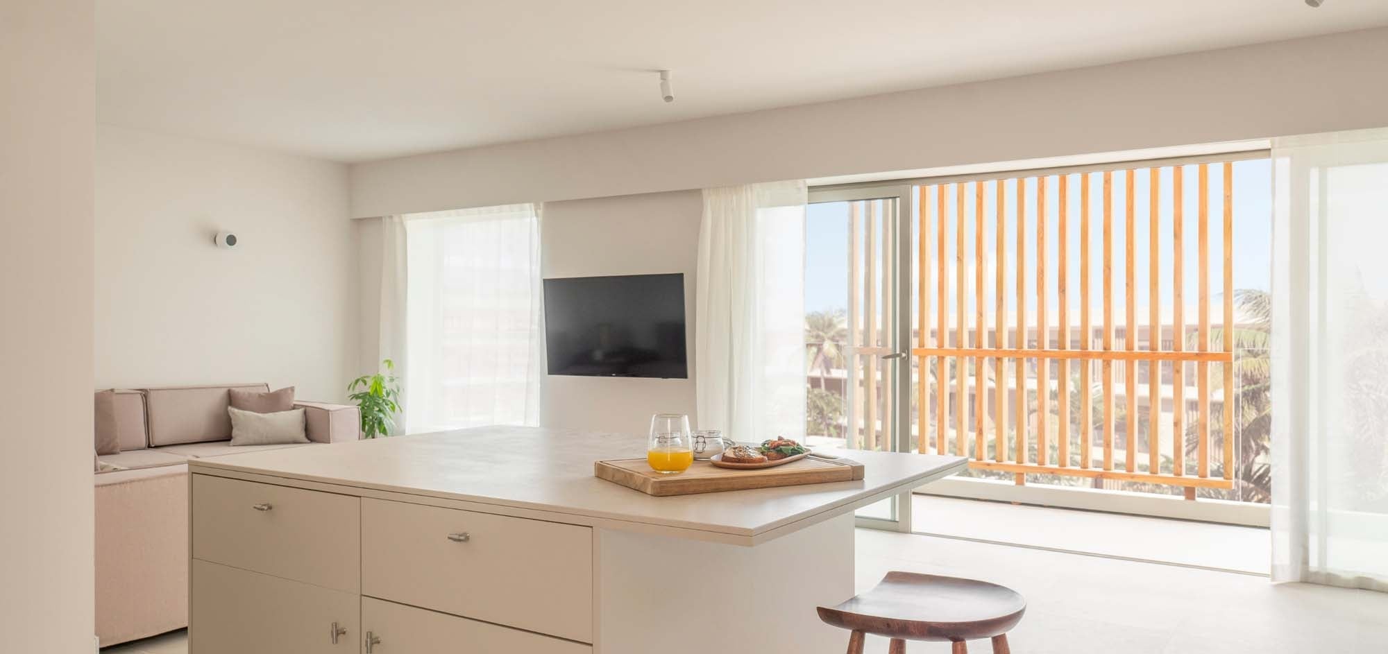 Apartamento de 1 Dormitorio con Vistas a la Piscina o Jardín