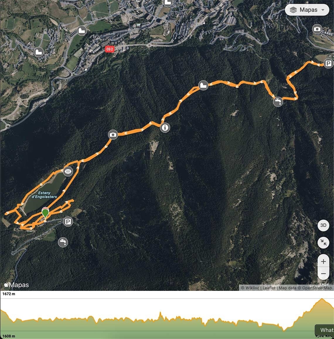 una persona amb una mochila a la cabeza y los brazos abiertos