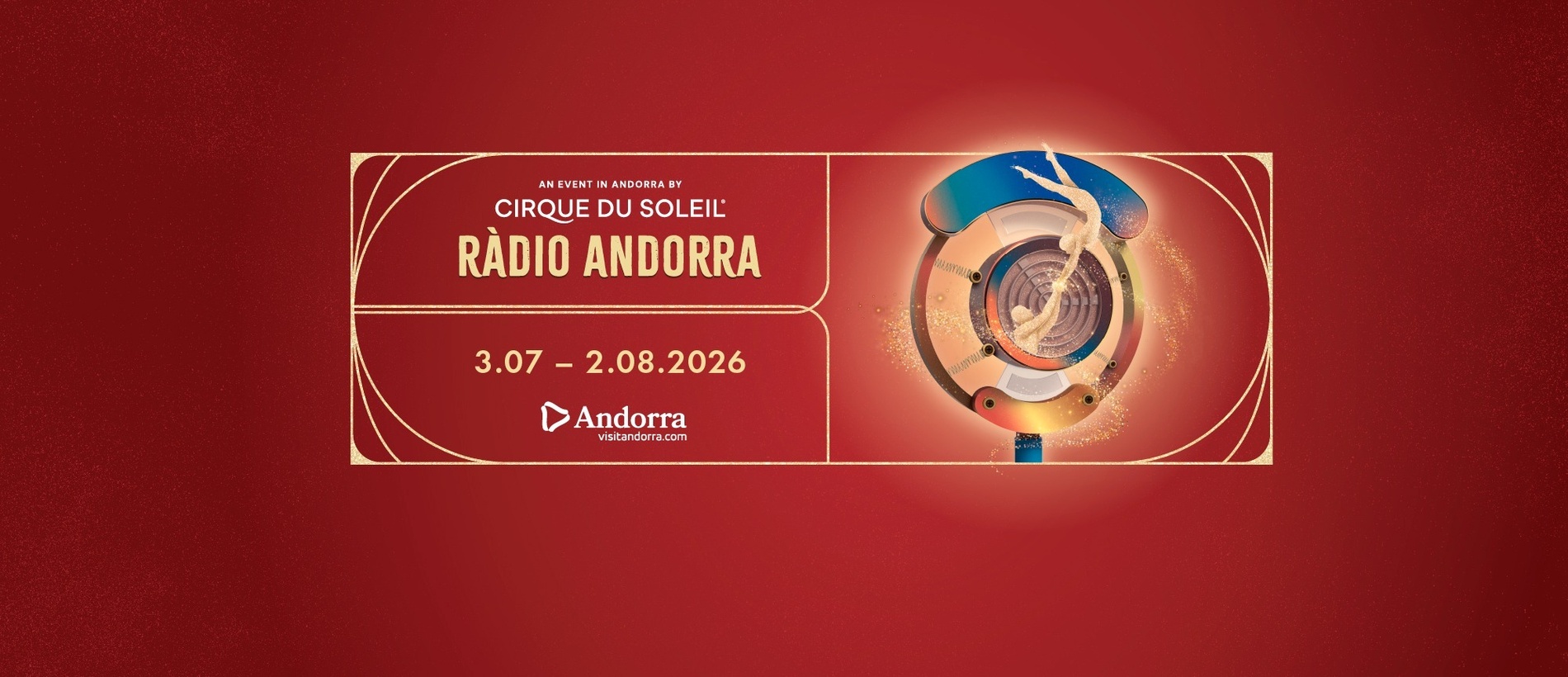Affiche Cirque du Soleil Radio Andorre 2026 