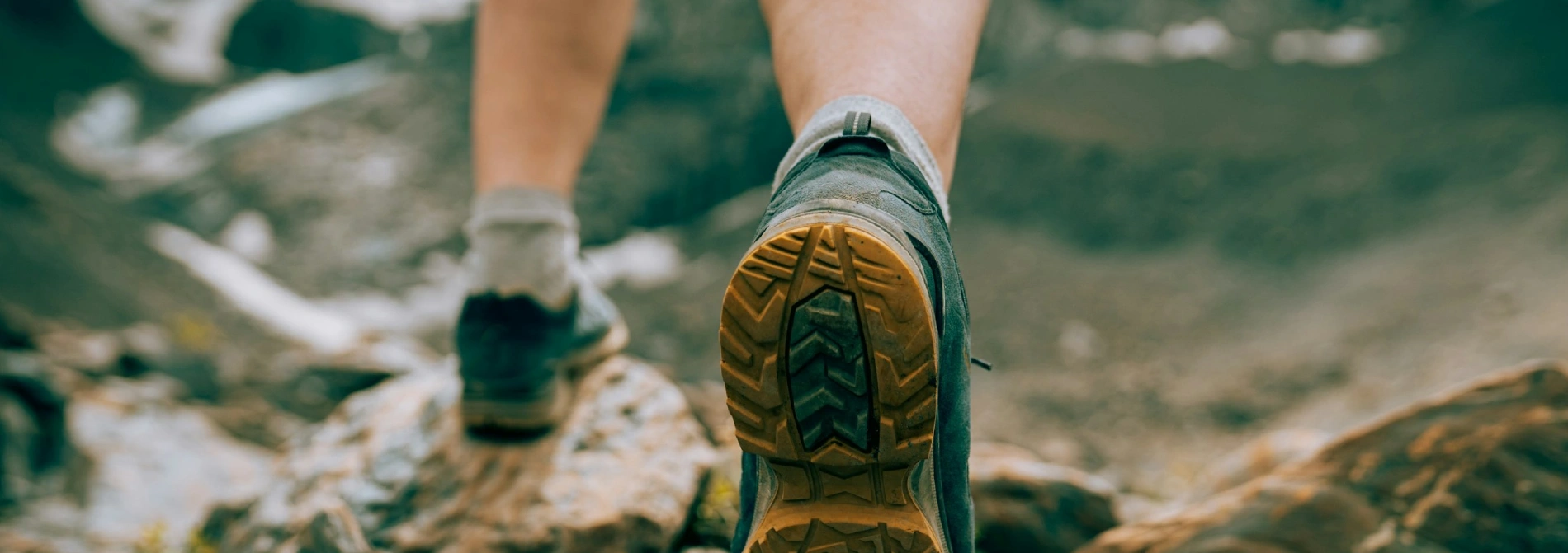 Detall de bota de trekking