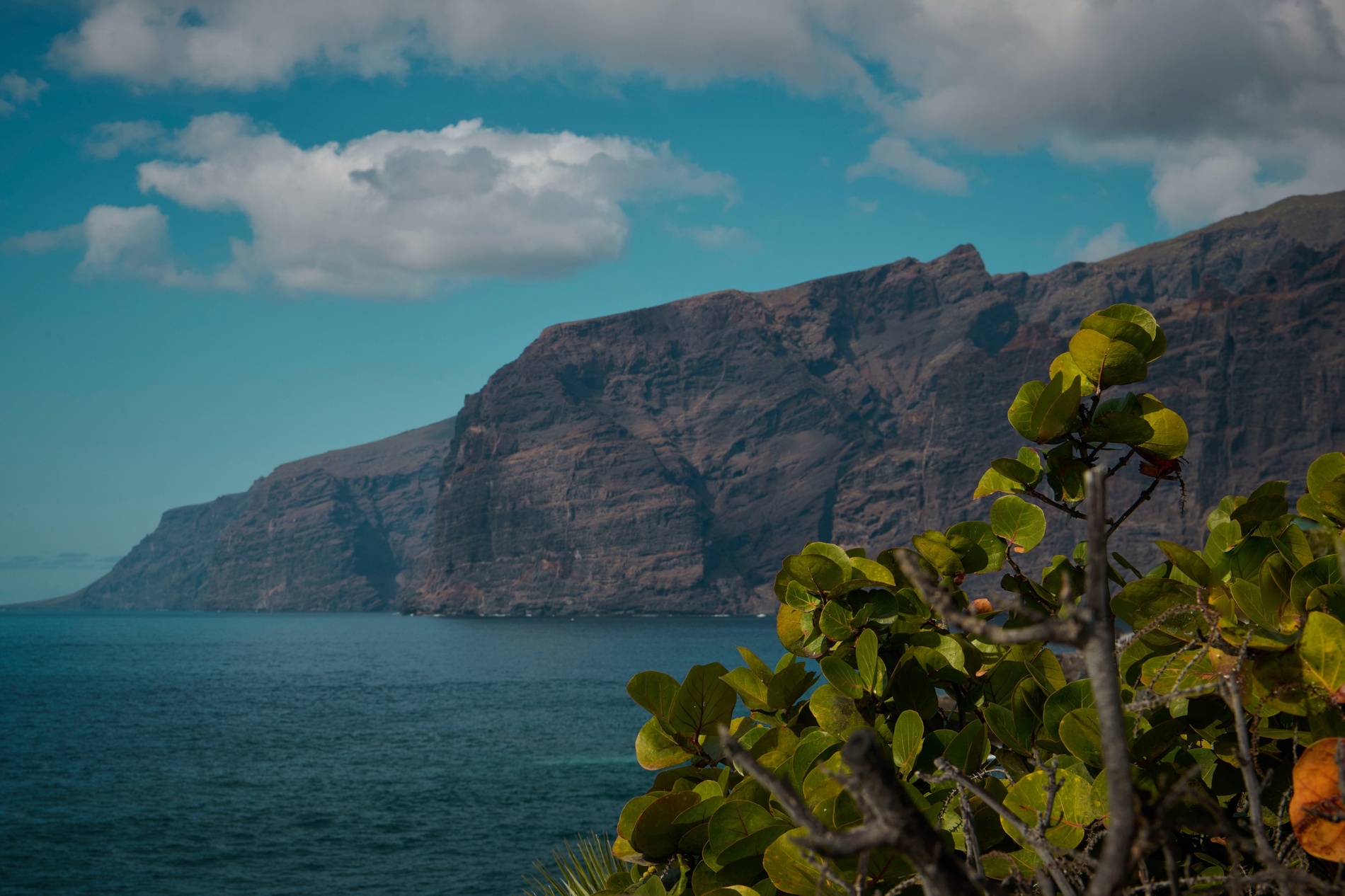 a red and white lighthouse sits on top of a rocky cliff overlooking the ocean