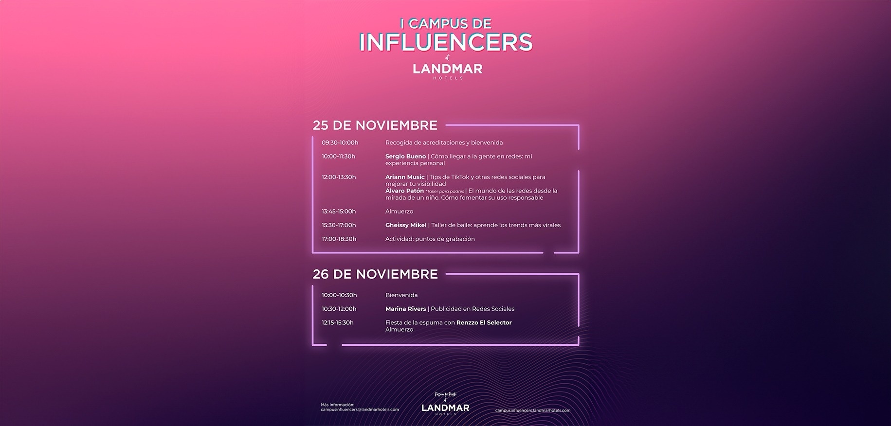 ein Poster mit der Aufschrift i campus de influencers