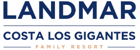 the logo for landmar costa los gigantes family resort