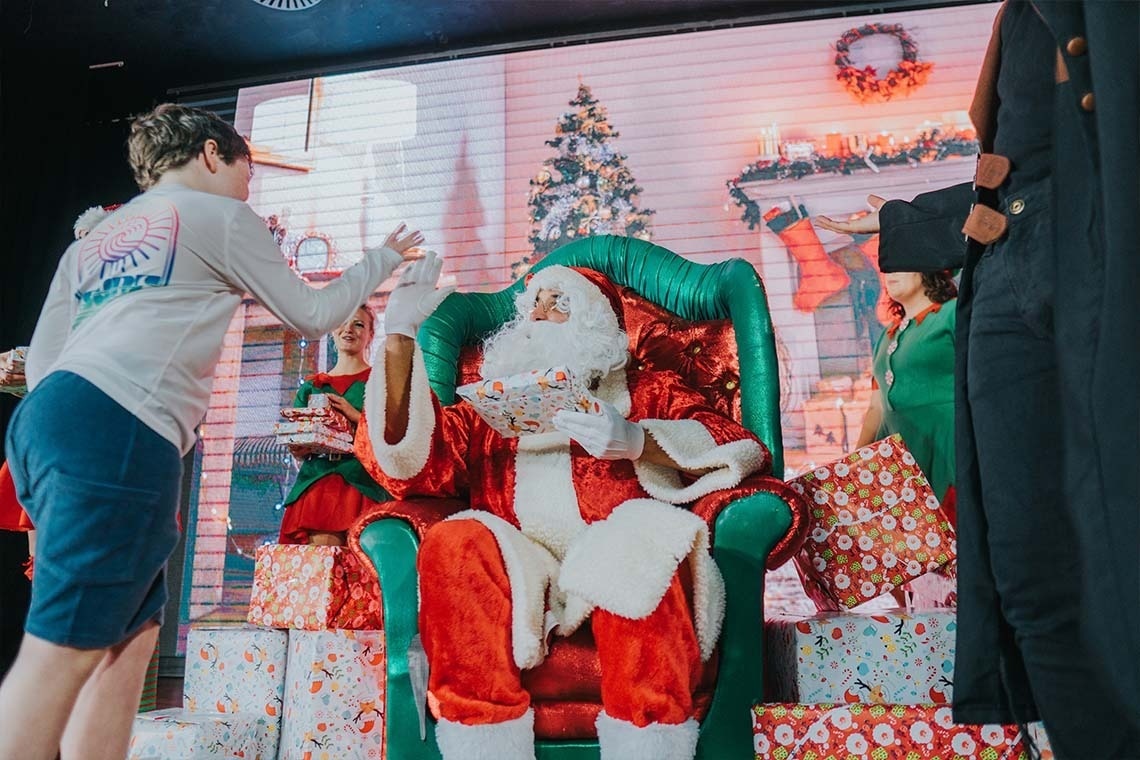 Weihnachtsmann im Landmar Costa Los Gigantes