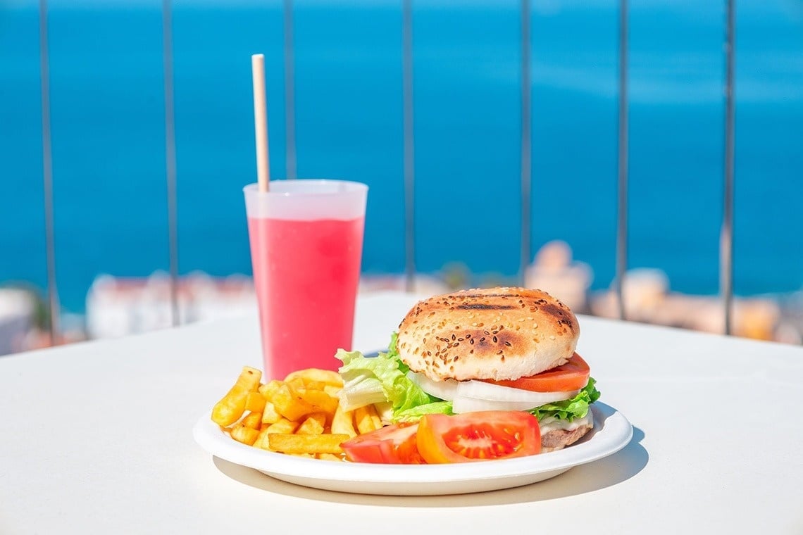 Landmar dining with ocean views.