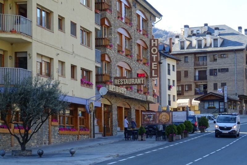 a building with the word hotel on it