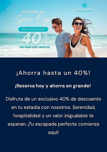 Oferta: ahorra hasta 40% en tu estancia LHVC Resorts: Corpo. ¡Reserva hoy!