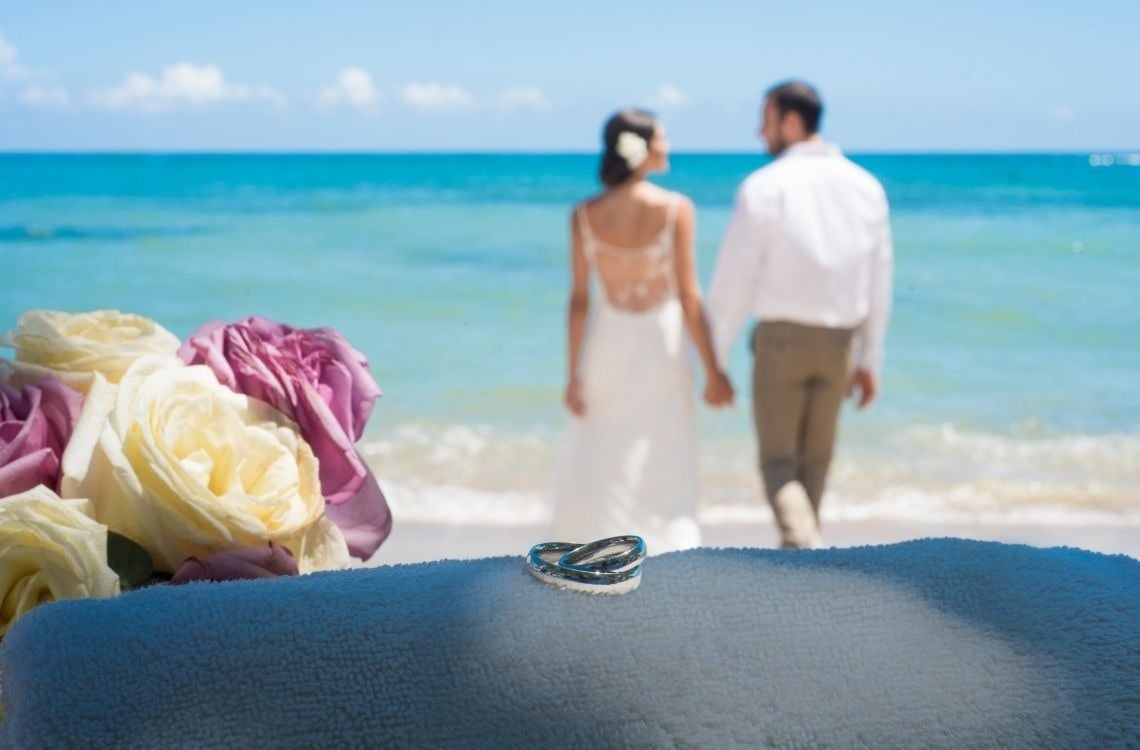couple on the beach