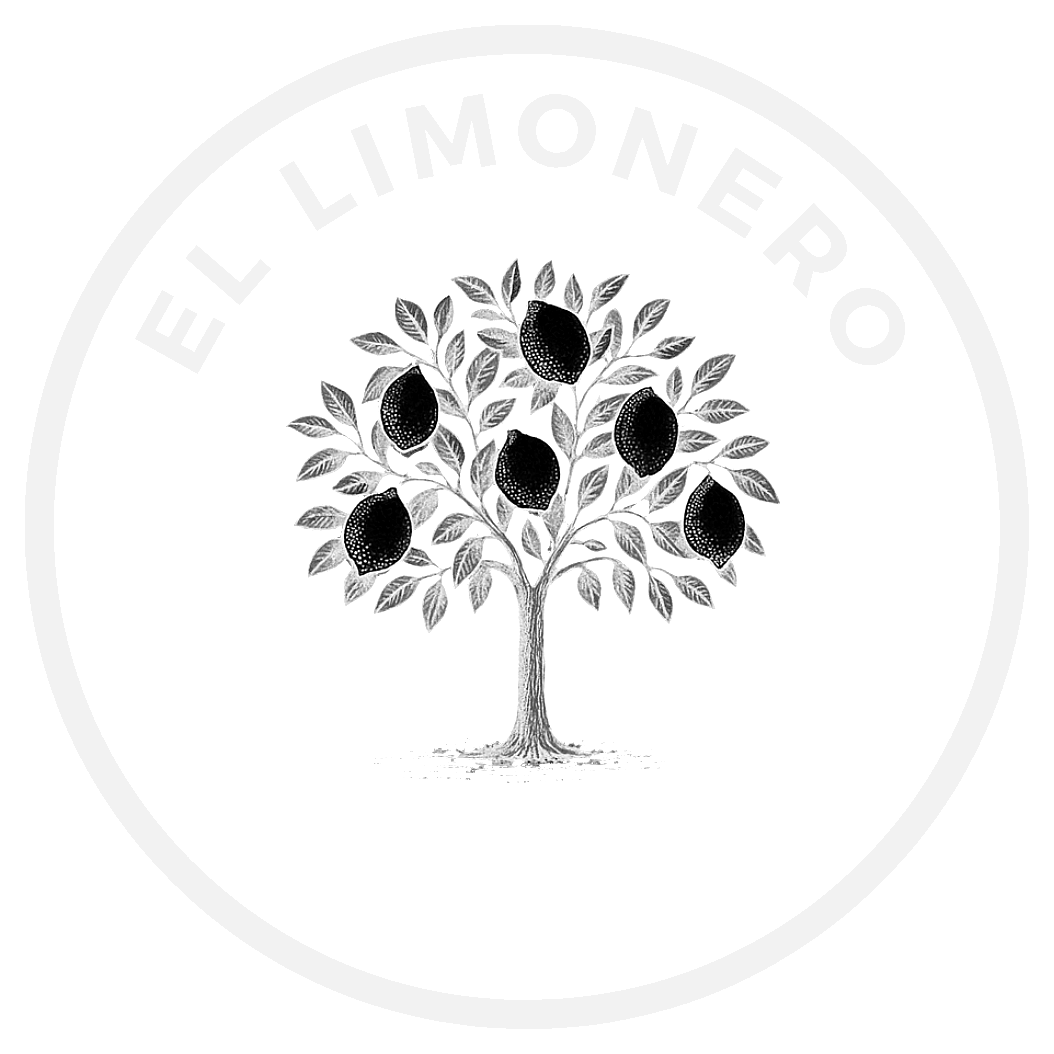 el logotipo de el limonero de alajar con un árbol en el centro