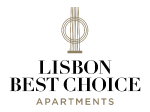 the logo for lisbon best choice apartments