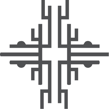 un patrón de líneas doradas en forma de ventilador