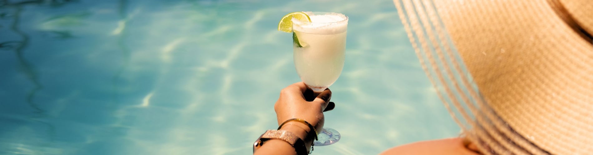 Sip a cool margarita by the pool at Los Cabos Golf Resort.