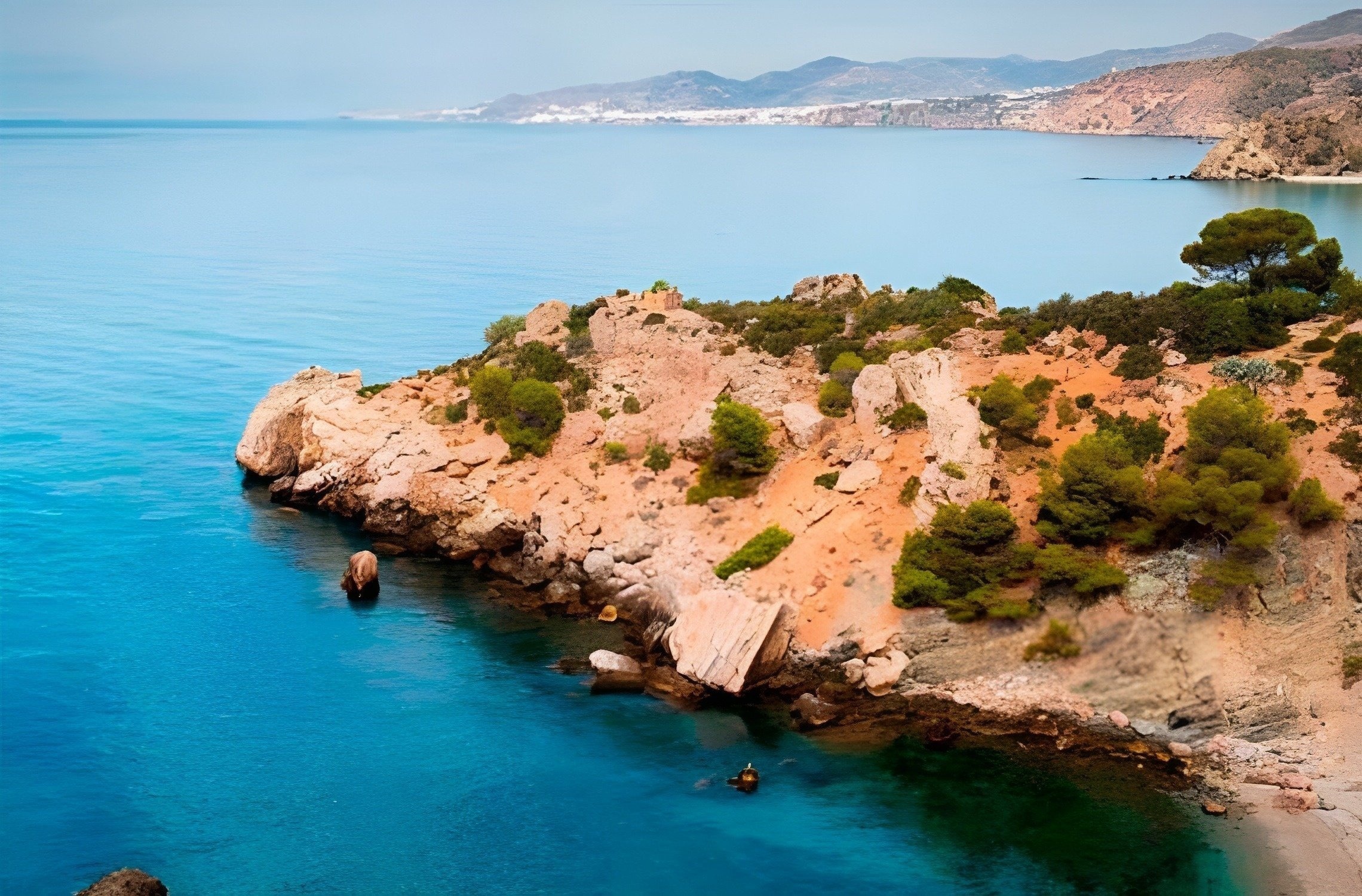 un velero blanco está navegando en el océano