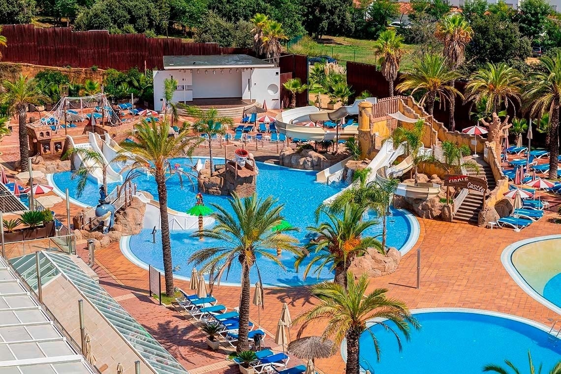 Parc aquàtic a Costa Encantada Suites & Resort, Lloret de Mar.
