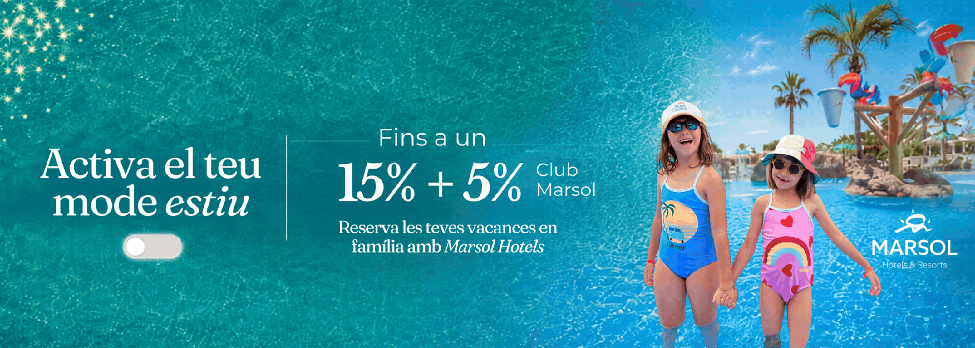 Activa el teu mode estiu amb Marsol: Corporativa, gaudeix d'un 15% + 5% de descompte.