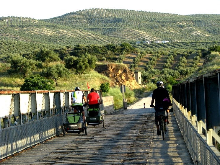 Paseo por la Vía Verde del Aceite