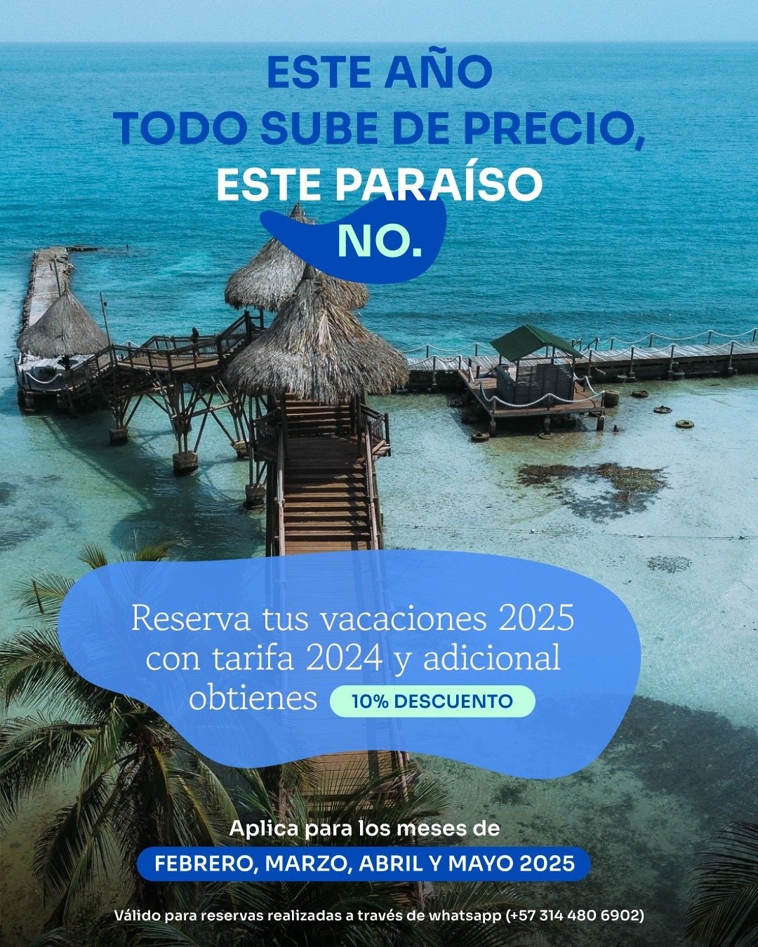 an advertisement for vacations in the year 2025